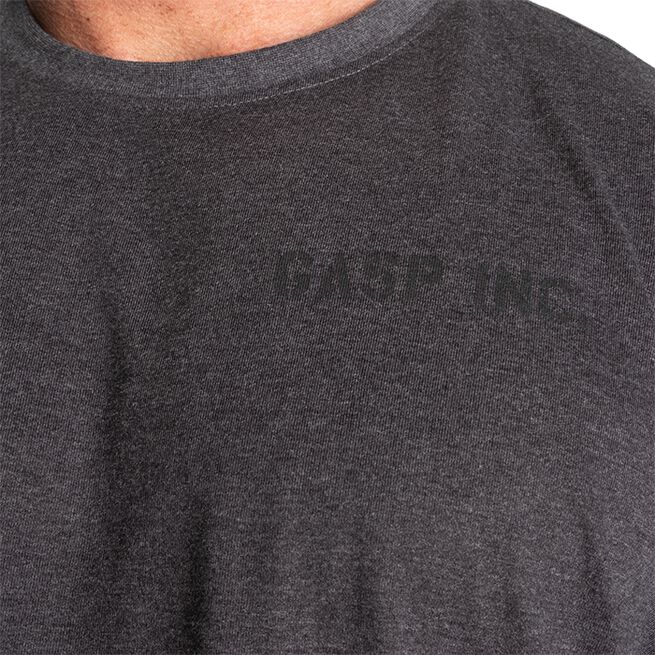 Division Iron Tee, Dark Grey Melange