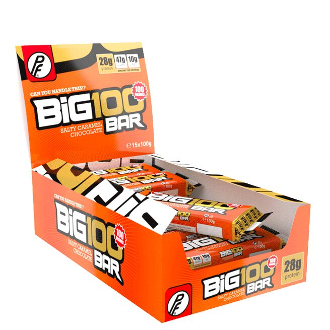 15 x Big 100 Protein Bar 1x100g Salted karamell