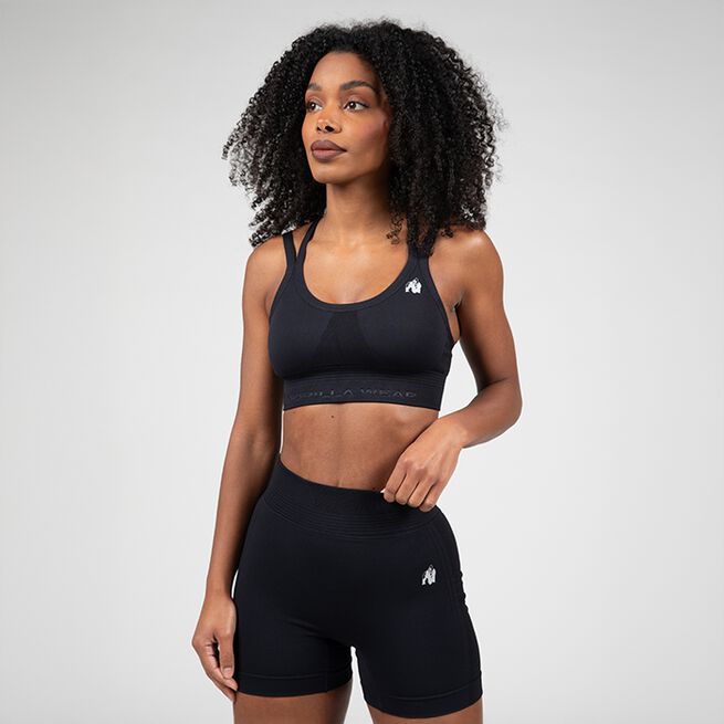 Whitney Sömlös Sport BH Svart