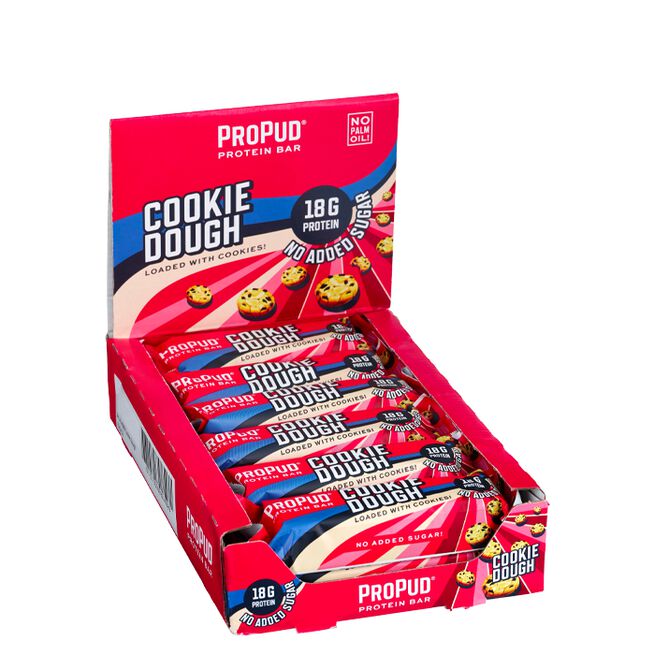 12 x ProPud Protein Bar, 55 g, Cookie Dough 