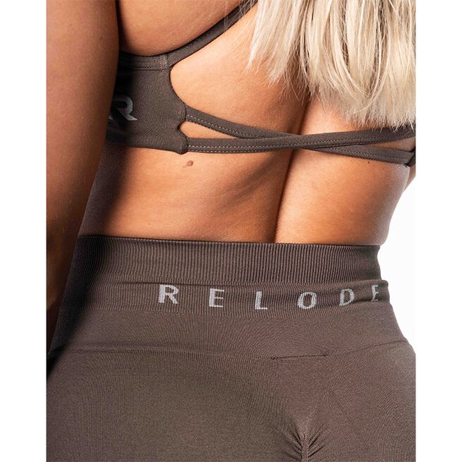 Prime Scrunch Shorts Brun