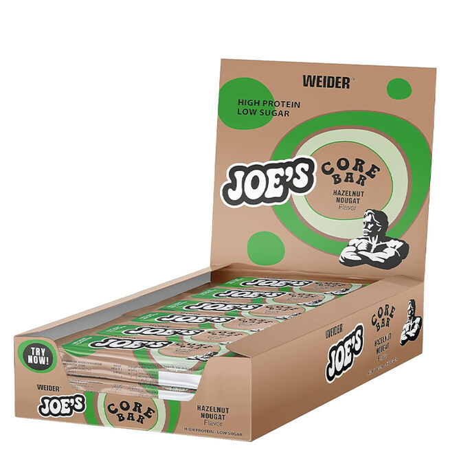 12 x JOE's Core Proteinbar 45 g Nougat Hazelnut