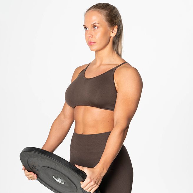 Relode Prime Seamless Top, Brown