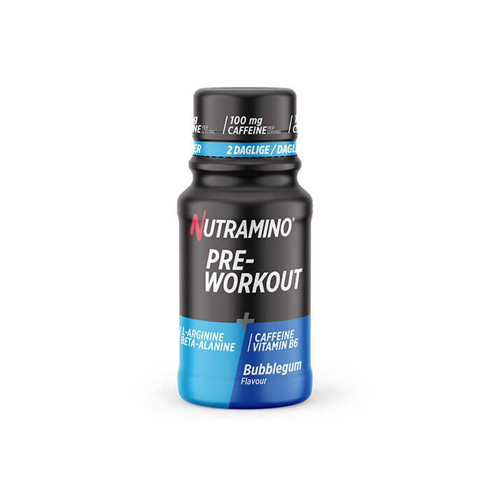12 x Nutramino PWO Shot, 60 ml Bubblegum Bubblegum
