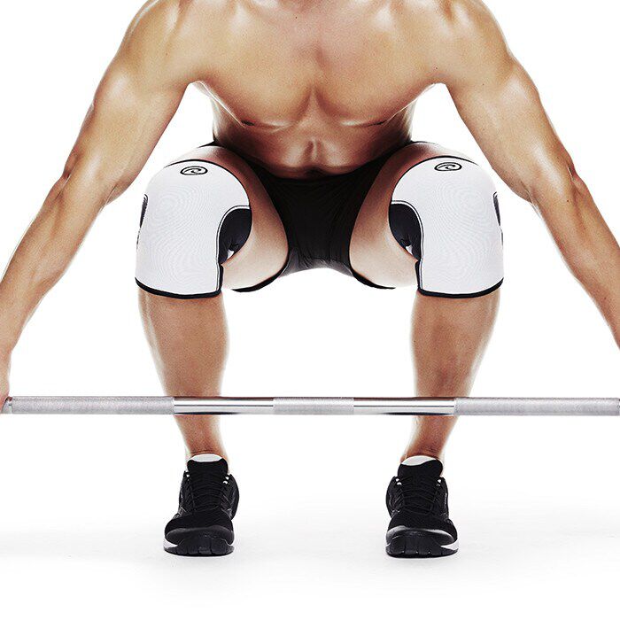 RX Kn&auml;skydd 7mm Vit/Svart