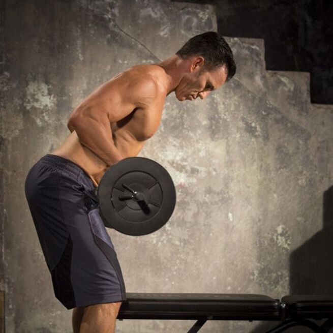 Justerbart Skivstångsset 20 kg