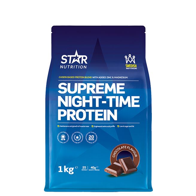Supreme Night Time Blandprotein 1 kg Chocolate