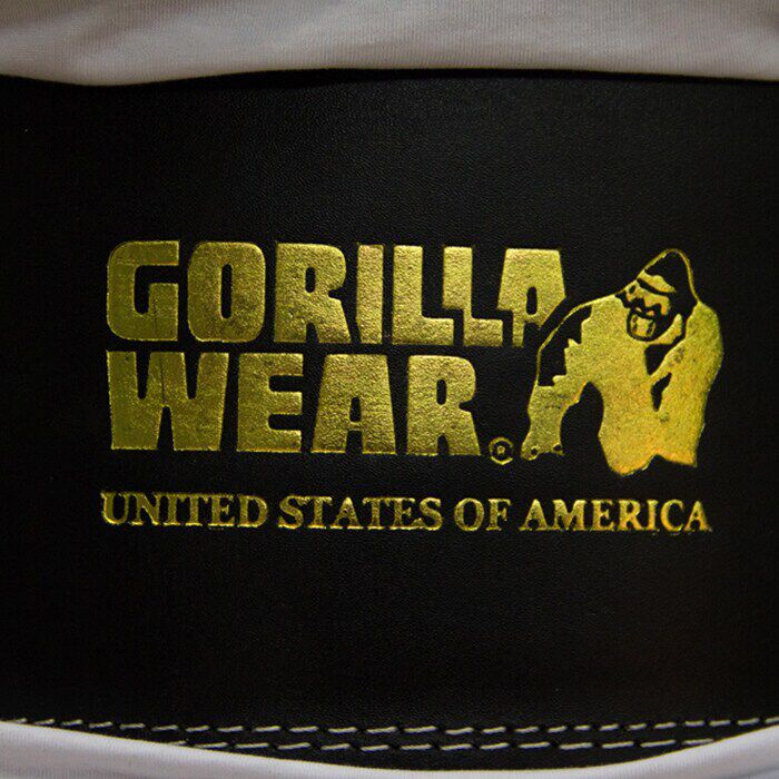 6 Inch Vadderat Lyftarb&auml;lte L&auml;der Svart/Guld