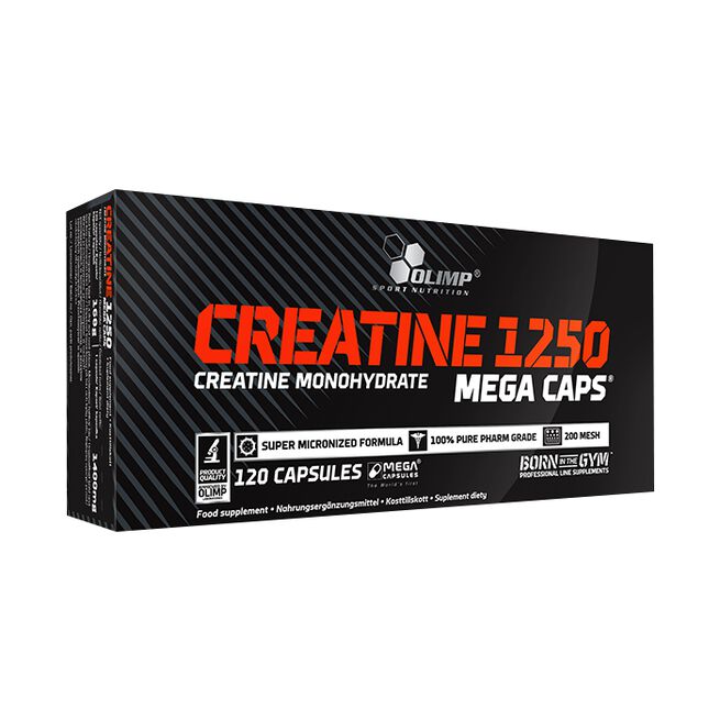 Creatine 1250 Kreatin Monohydrat 120 Mega Kapslar 120 caps