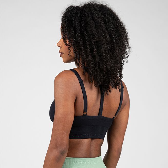 Whitney Sömlös Sport BH Svart