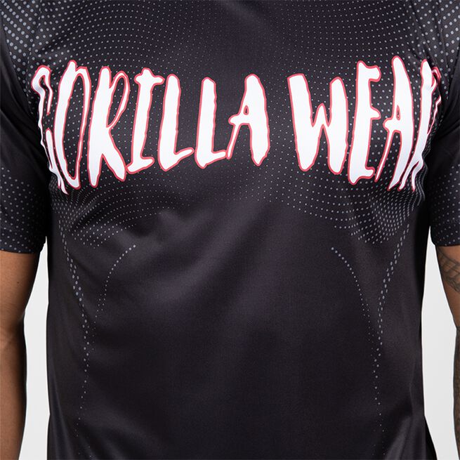 Clayton T-Shirt Svart Röd