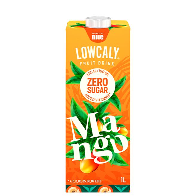 Lowcaly Fruktdryck 1000 ml Mango
