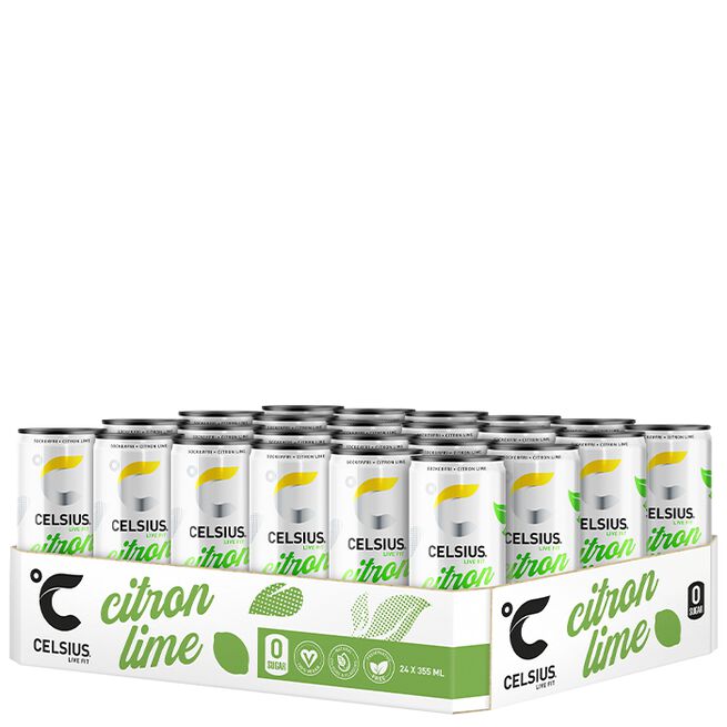 24 x Celsius, 355 ml, Citron Lime