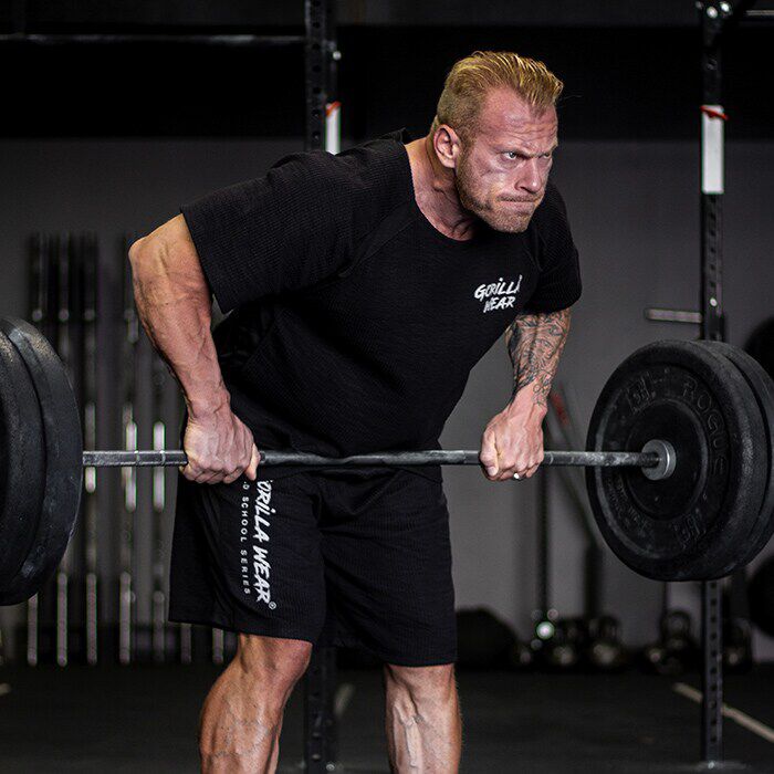 Augustine Old School Work Out Top, Black