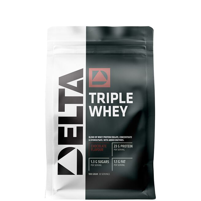 Triple Whey Vassleprotein 900 g Chocolate