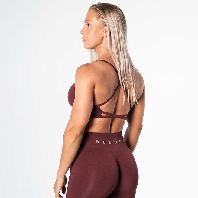 Relode Prime Seamless Top, Red