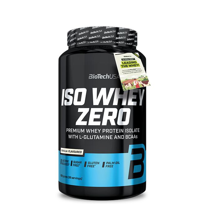 Iso Whey Zero Laktosreducerat Vassleproteinisolat 908 g Vanilla