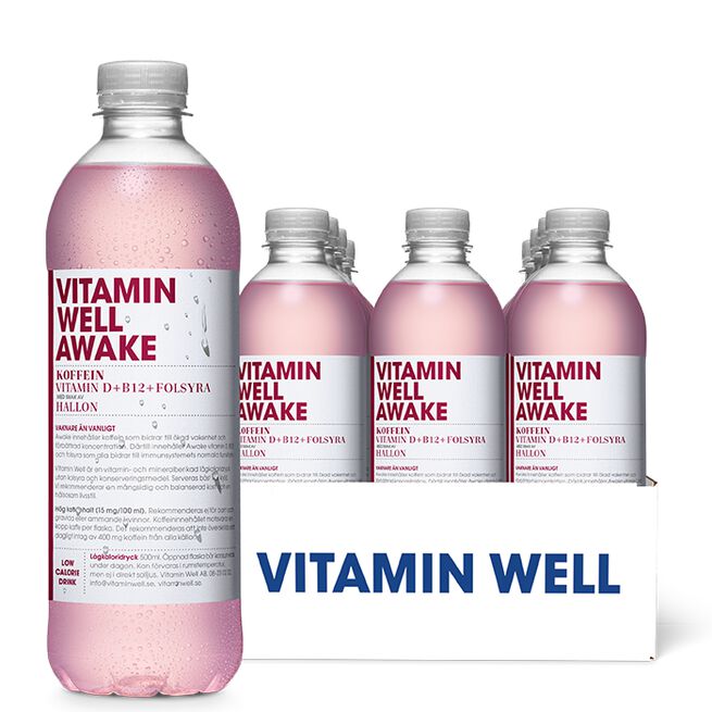12 x Vitamin Well Vitamindryck 500ml Awake