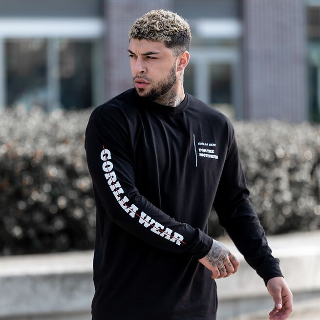 Boise Oversized Long Sleeve, Black