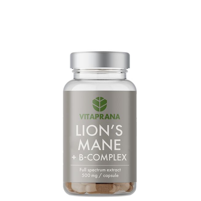 Lions Mane + B-komplex 50 kapslar