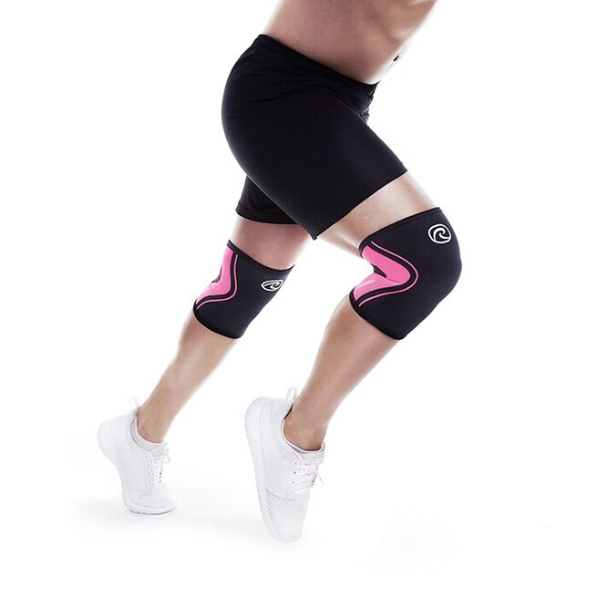RX Knäskydd 3mm Svart/Rosa
