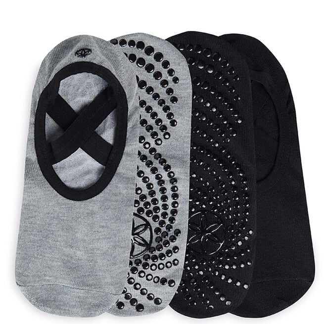Grippy Yogastrumpor 2-pack