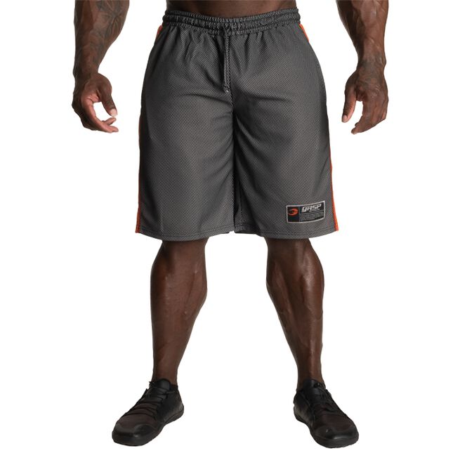 No1 Mesh Shorts Svart Orange