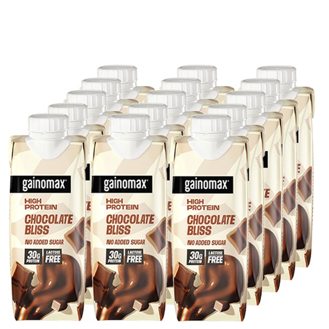 15 x Gainomax High Protein Chocolate 250 ml Kort datum Choklad