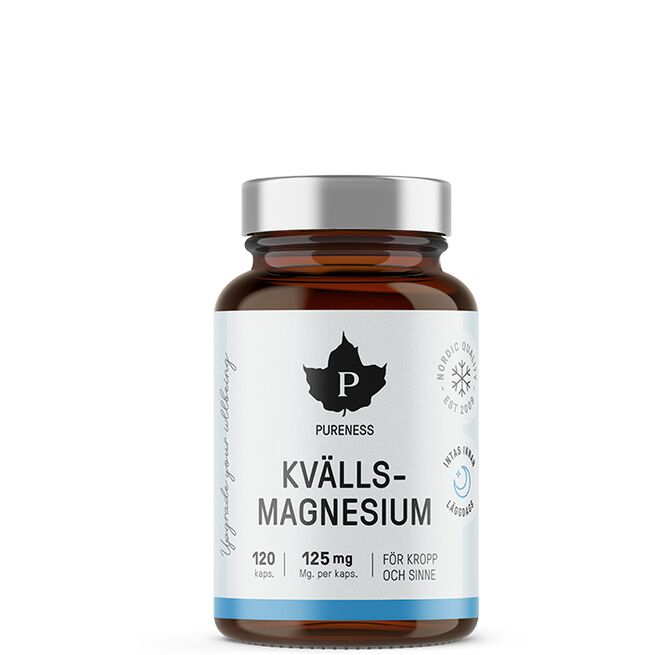 Pureness   Kvällmagnesium, 120 kapslar