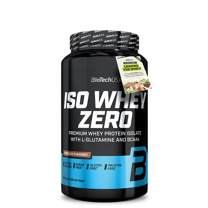 Iso Whey Zero Laktosreducerat Vassleproteinisolat 908 g chocolate