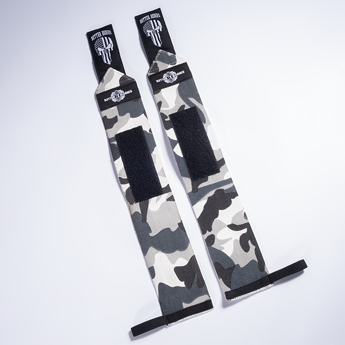 Wrist Wraps 18 inch, Grey Camoprint