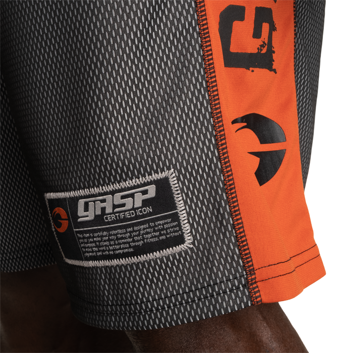 No1 Mesh Shorts Svart Orange