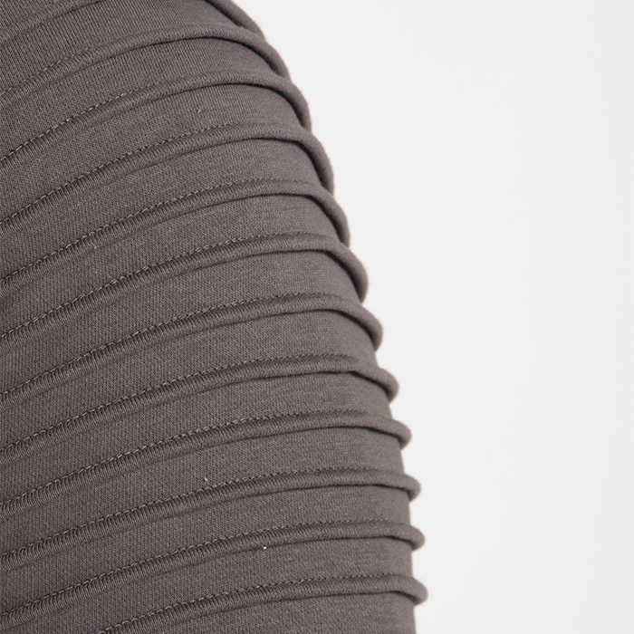 Georgia Zipped Hoodie, Grey