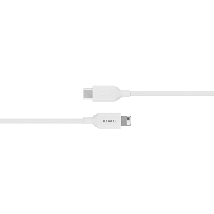 USB-C till Lightning-kabel 1 m Vit