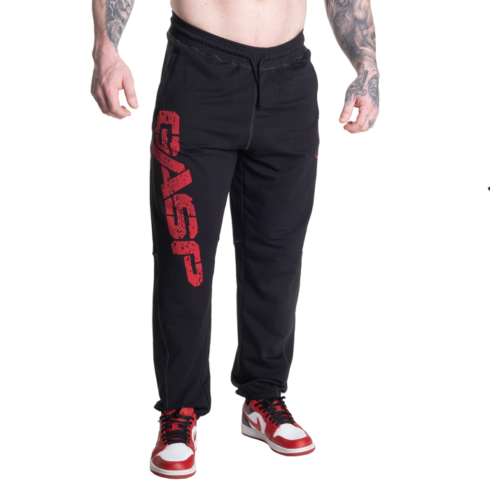 Vintage Sweatpants Svart R&ouml;d