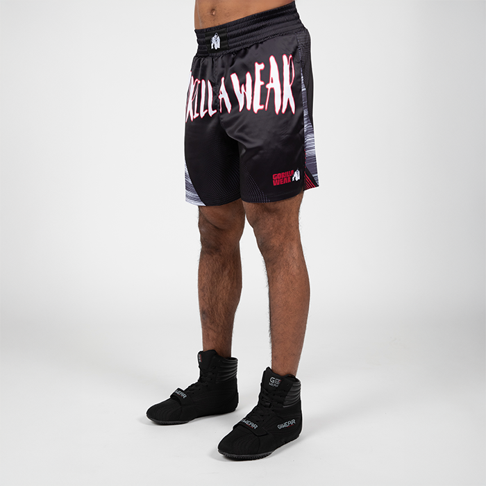 Clayton Boxarshort Svart R&ouml;d