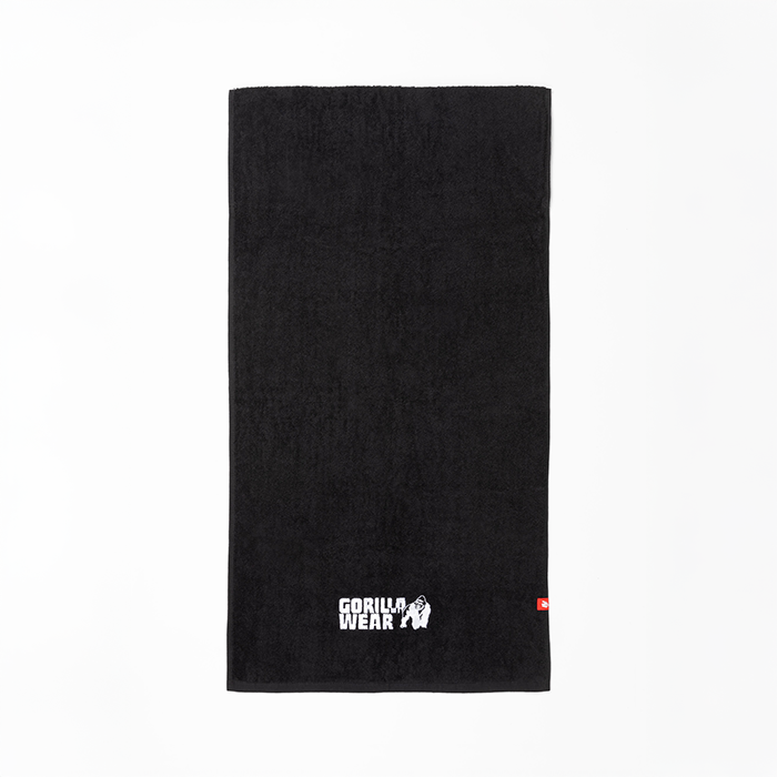 Zip Pocket Gymhandduk Svart