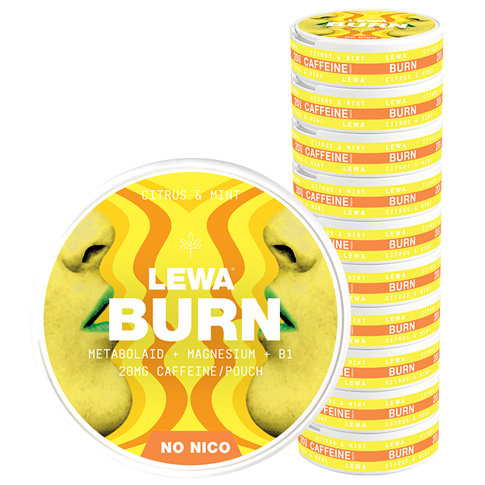 Functional NoNico Burn Nikotinfria P&aring;sar Citrus/Mynta 10 pack BURN Citrus/Mint