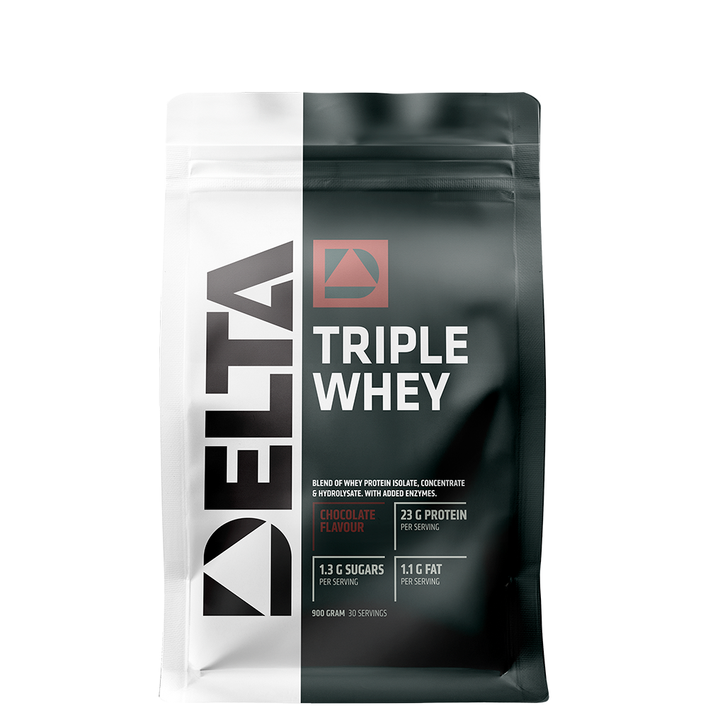 Triple Whey Vassleprotein 900 g chocolate