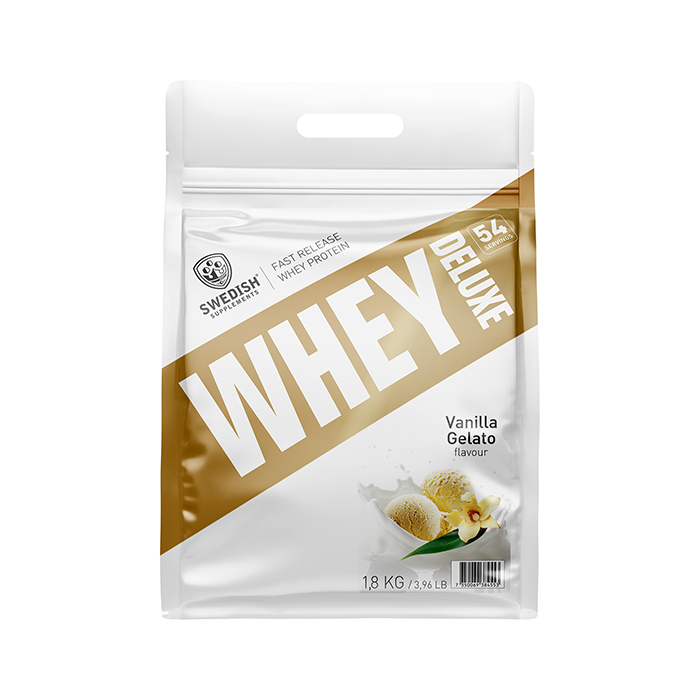 Whey Deluxe Vassleprotein 1800 g vanilla_gelato