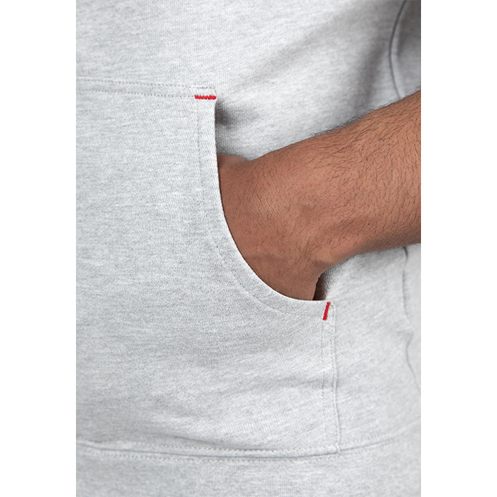 Milwaukee SL Zipped Hoodie, Grey Melange