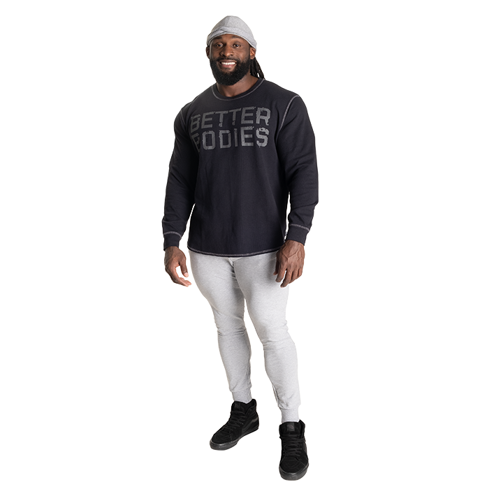 Tapered Joggers V2, Light Grey Melange