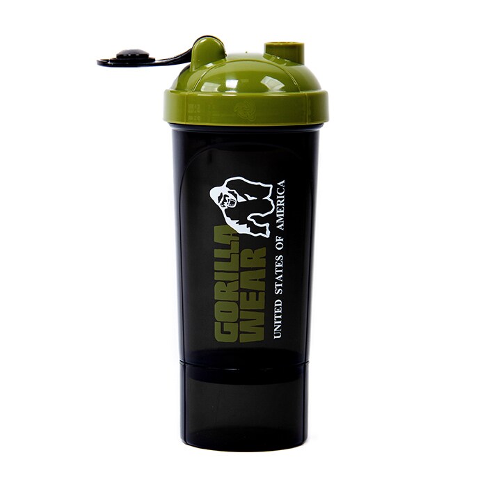 Shaker Compact Svart/Gr&ouml;n 400 ml + 100 ml