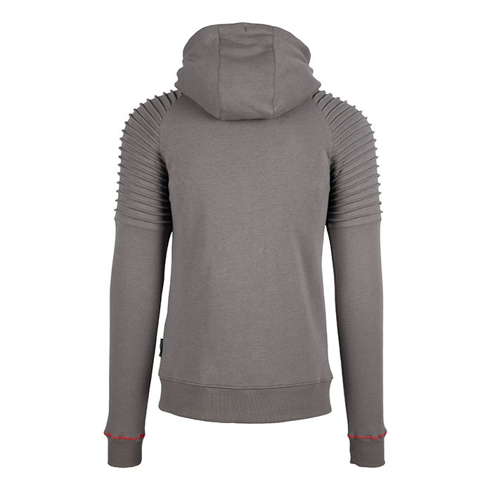 Georgia Zipped Hoodie, Grey