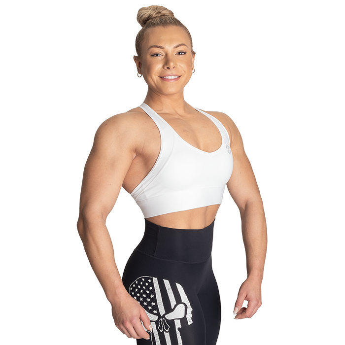 Core Sports Bra, White