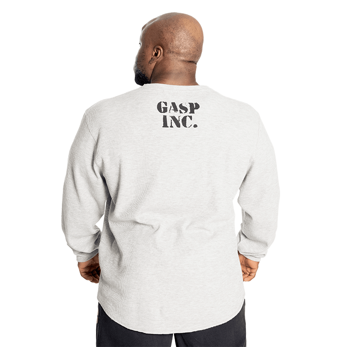 Thermal Gym Sweater, Grey Melange