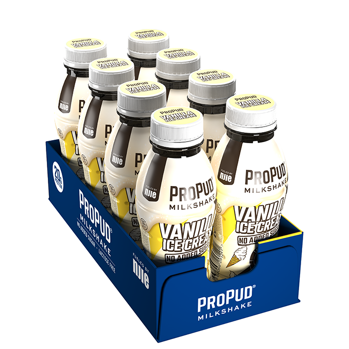 8 x ProPud Protein Milkshake, 330 ml vanilla_ice_cream