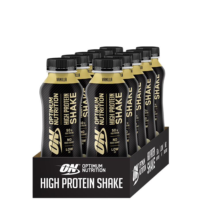12 x Optimum High Protein Shake, 500 ml vanilla
