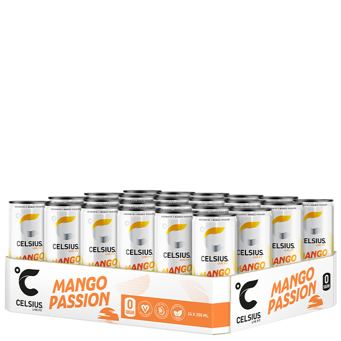 24 x Celsius, 355 ml, Mango Passion 