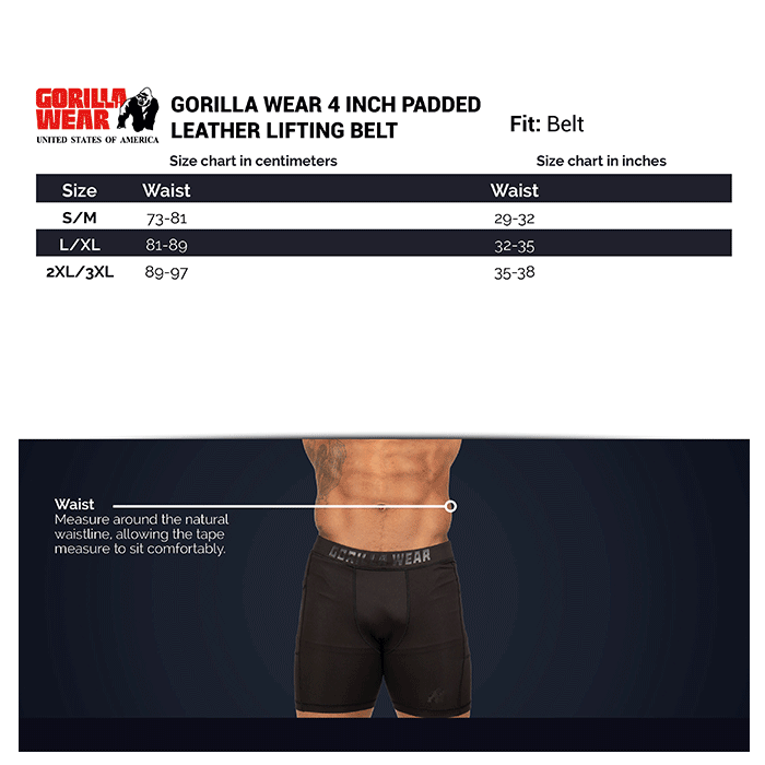 4 Inch Vadderat Lyftarb&auml;lte L&auml;der Svart/R&ouml;d